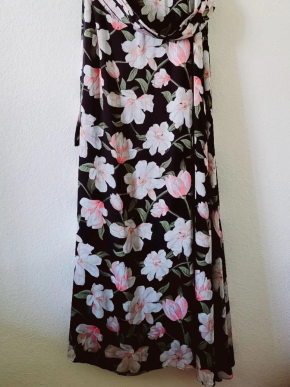 Sachin & Babi Floral Ebony Garden Kayla Halter Gown - Picture 8 of 11